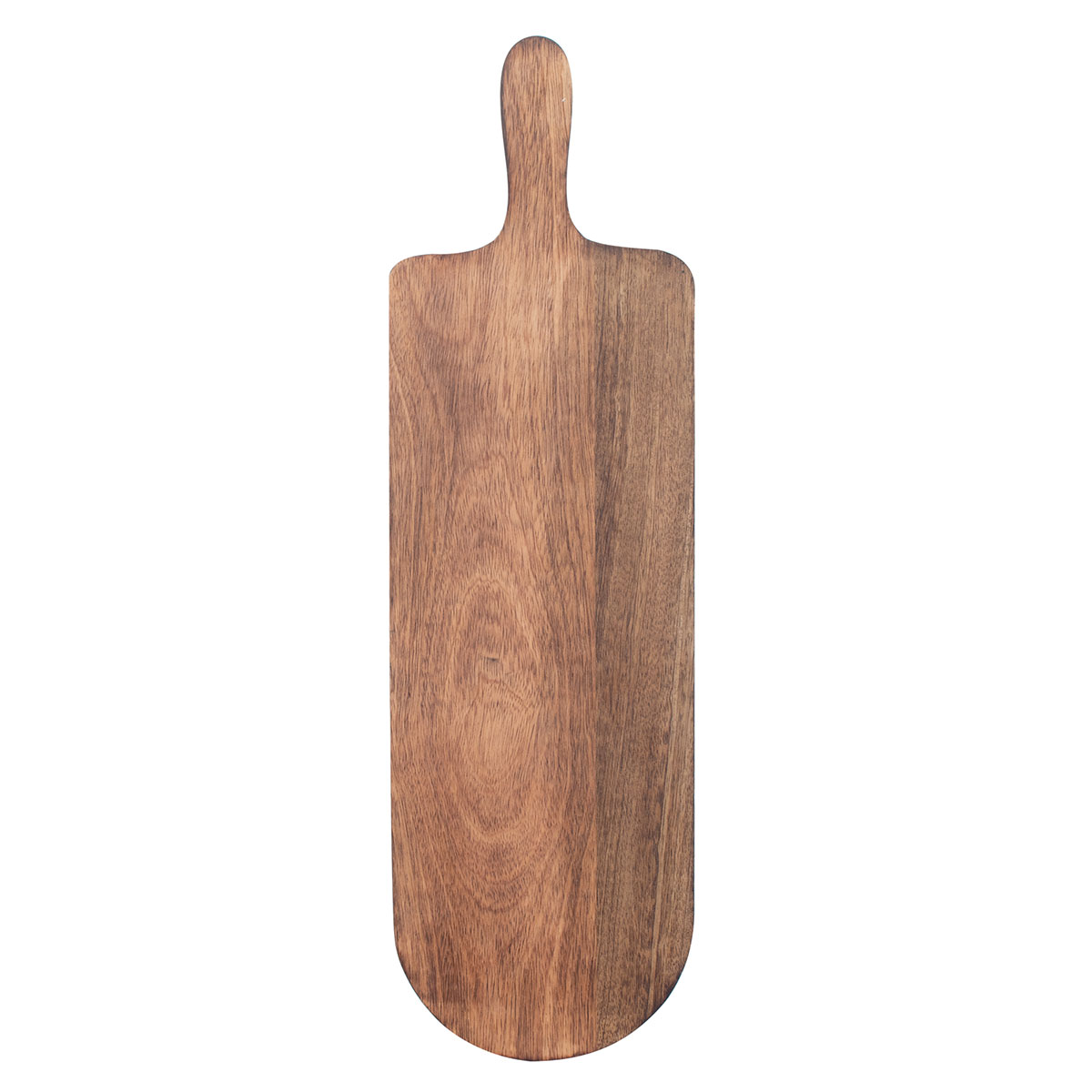 Ovale mangohouten plank met olijfmotief 49 cm - Afbeelding 4