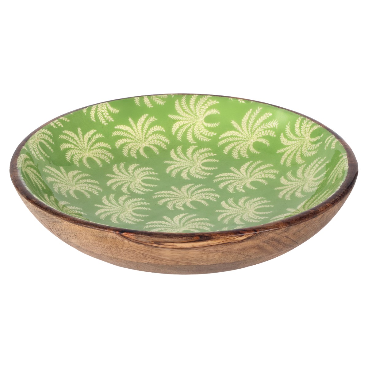 Kom met palmmotief 30 × 30 × 7 cm, artikel 39000